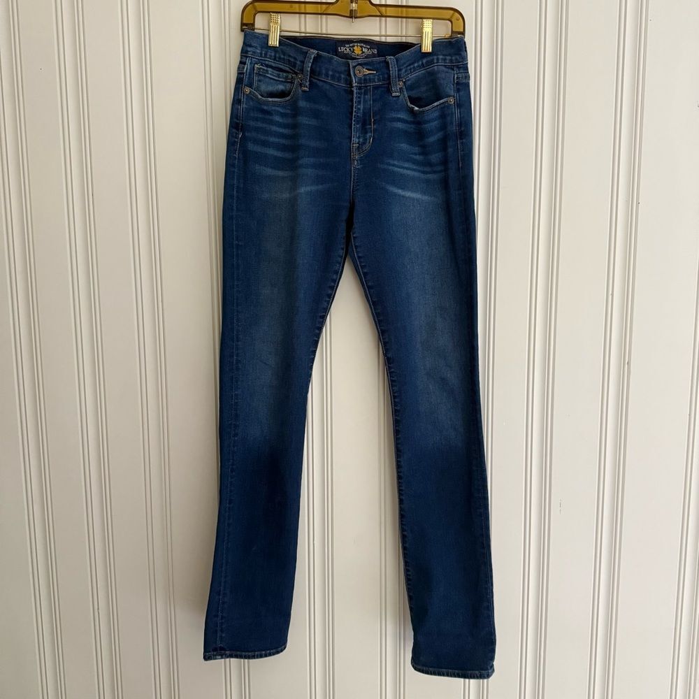 Lucky Brand Dark Blue Straight Leg Women's Jeans